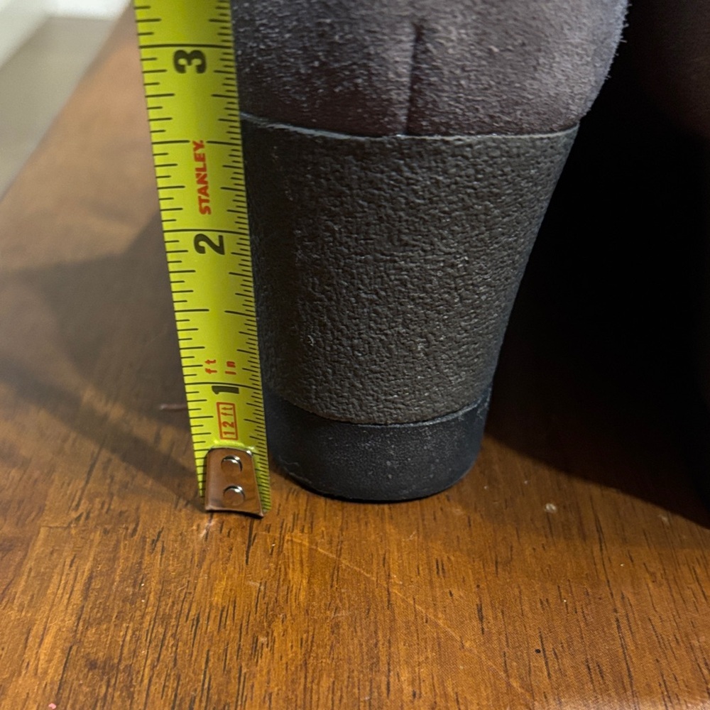 UGG Women's Taupe Suede Wedge Boots - Picture 10 of 15